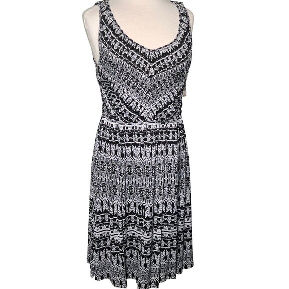 NWT Style & Co Dress Womens Large Y2K Babydoll Midi Beach Boho  Festival - Picture 1 of 16